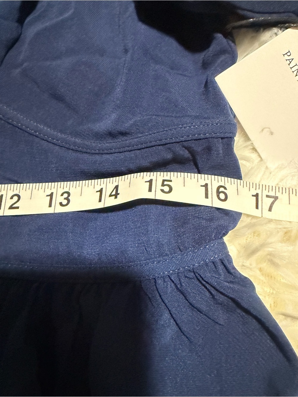 Painted Threads Deep Blue Blouse New with Tags - Picture 7 of 11
